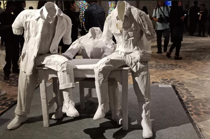 Salah satu karya seni yang terdapat di pameran seni kontemporer bertajuk ArtXFashion dengan tagline 