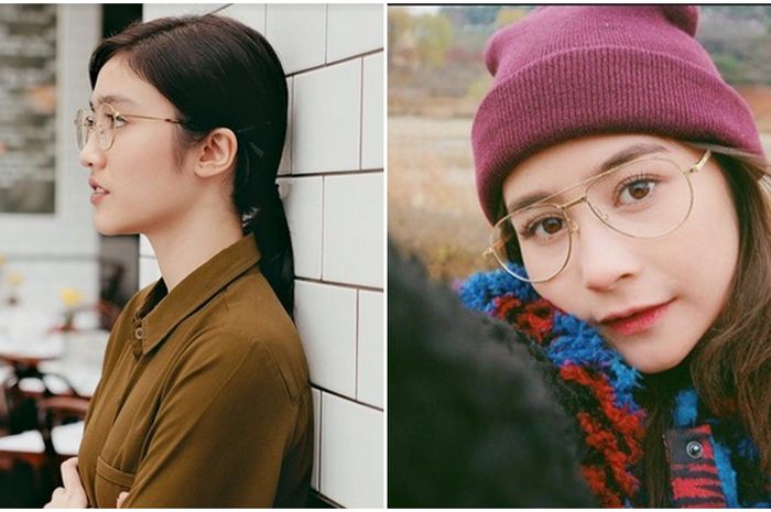 Lagi nge-tren di kalangan millennials, kacamata vintage hippie dengan frame transparan yang disukai para artis juga. 