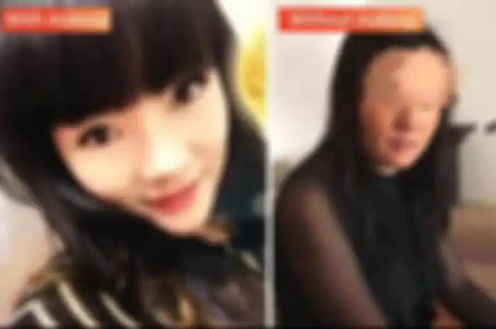 Rupanya remaja cantik itu adalah wanita paruh baya.