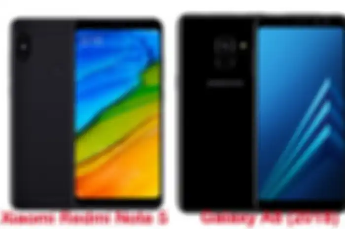 Redmi Note 5 dan Galaxy A8 (2018)