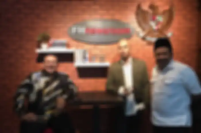 Ahmad Dhani bersama Fahri Hamzah dan Fadli Zon