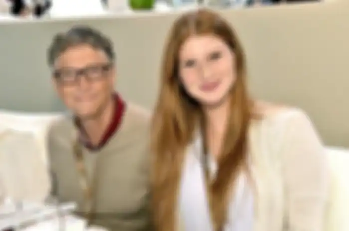 Jennifer Gates dan ayahnya Bill Gates