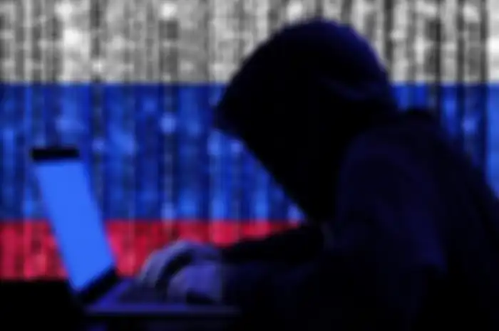 Ilustrasi hacker Rusia