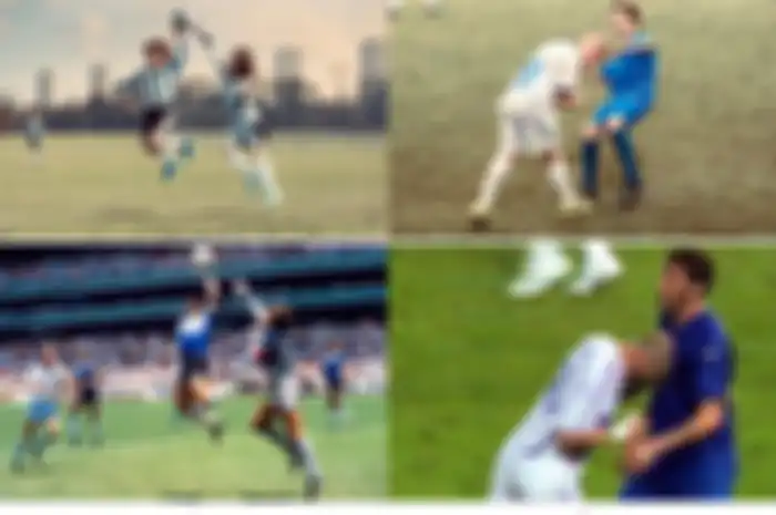 Apa jadinya kalo momen kontroversial sepak bola jadi sebuah proyek fotografi seni yang melibatkan anak-anak?