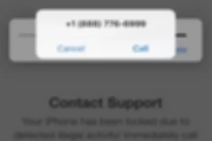 penipuan sebagai Apple Care