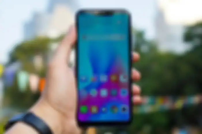 Tampang bagian muka Huawei Nova 3i