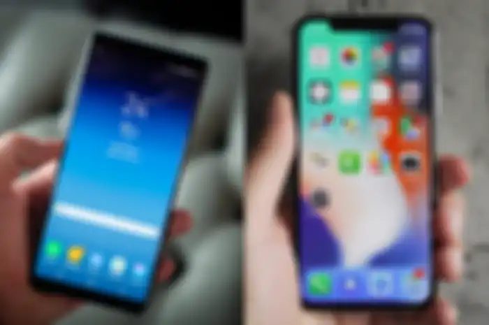 Perbandingan galaxy note 9 dan iPhone X