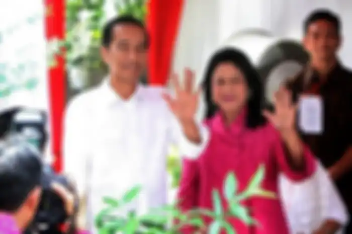 Presiden Joko Widodo dan Iriana Jokowi.