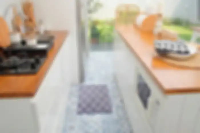 Dapur bersih yang dilengkapi kompor tidak disarankan dalam Feng Shui.