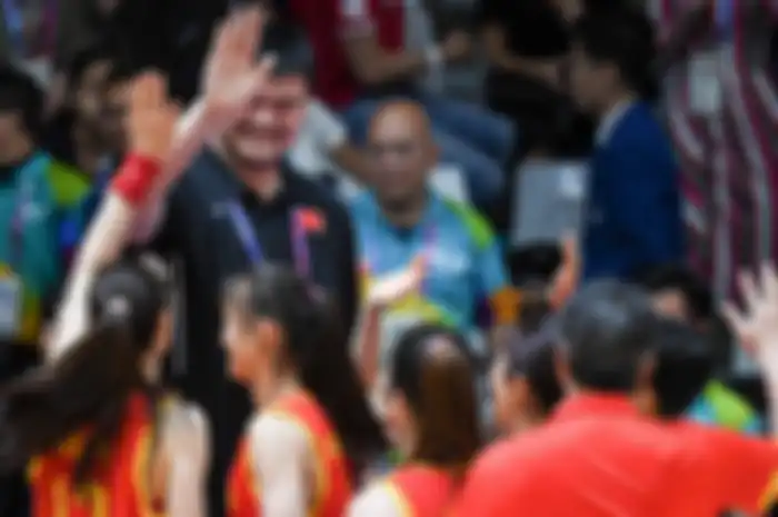 Yao Ming saat Final Basket Asian Games 2018