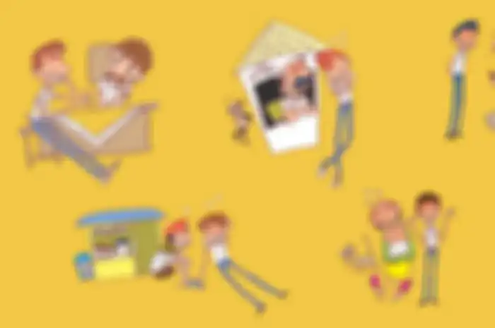 ilustrasi petugas di sekolah 