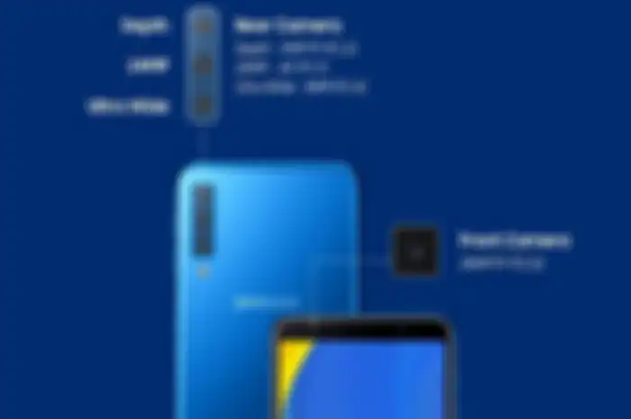 Samsung A7 triple kamera