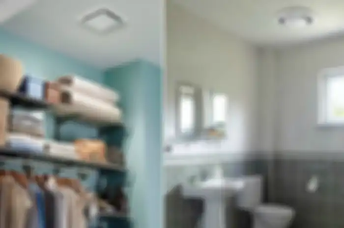Contoh pemasangan Exhaust fan di plafon.