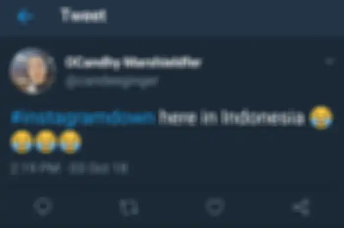 Instagram down hari ini