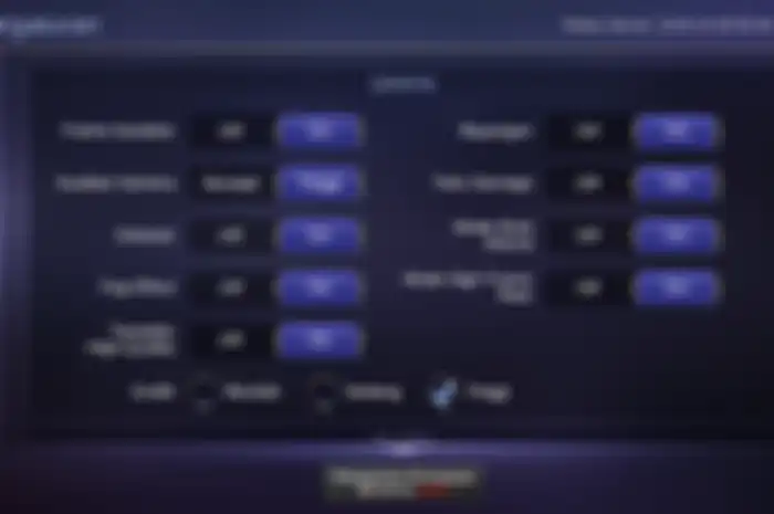 Pengaturan Grafis Mobile Legend