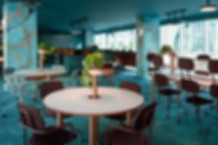 Co-working Space Ini Bertema Aquamarine, Gak Terlihat Seperti Kantor!