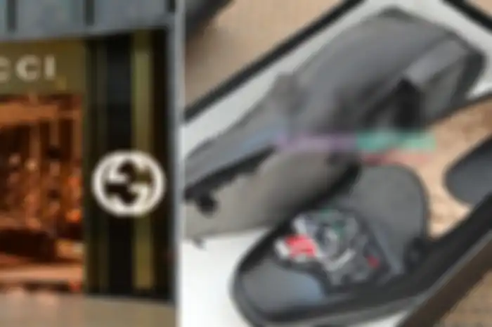 Pria beli sepatu Gucci Rp13 juta jebol setelah baru dipakai 3 jam.