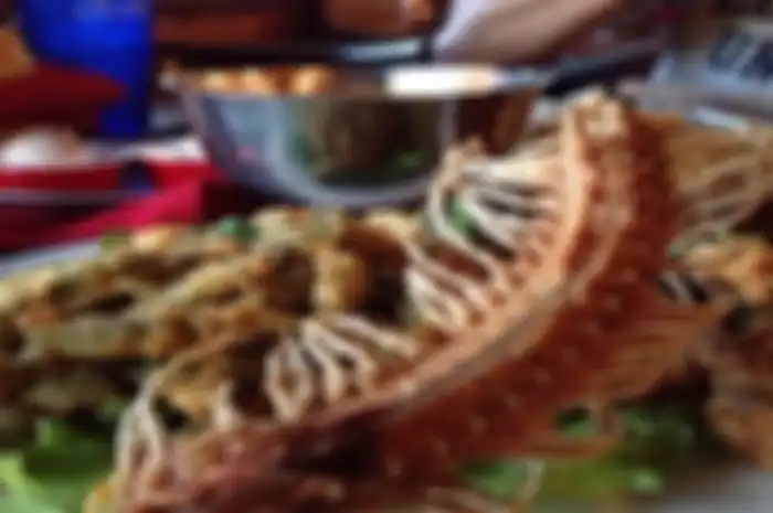 Tulang ular derik goreng