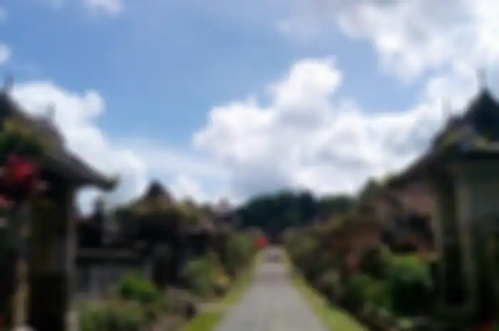 Rumah di Desa Penglipuran Bangli