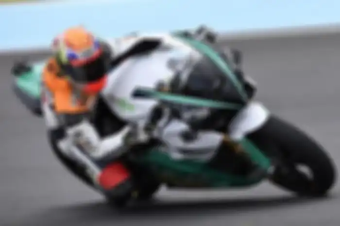 Ilustrasi balap motor listrik (MotoE).