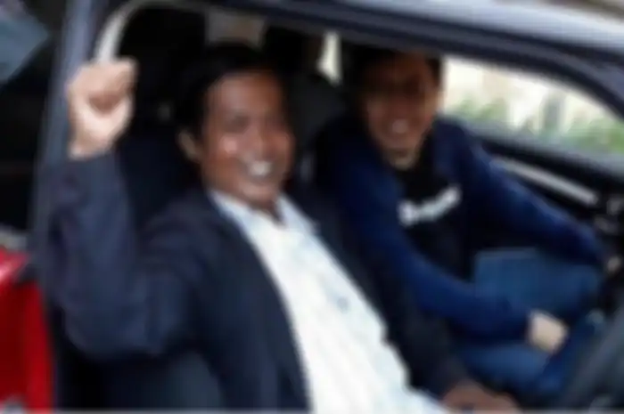Dedi Heryadi (36) driver ojek online yang mendapat Mini Cooper saat Hari Belanja Online Nasional (Harbolnas) Bukalapak.
