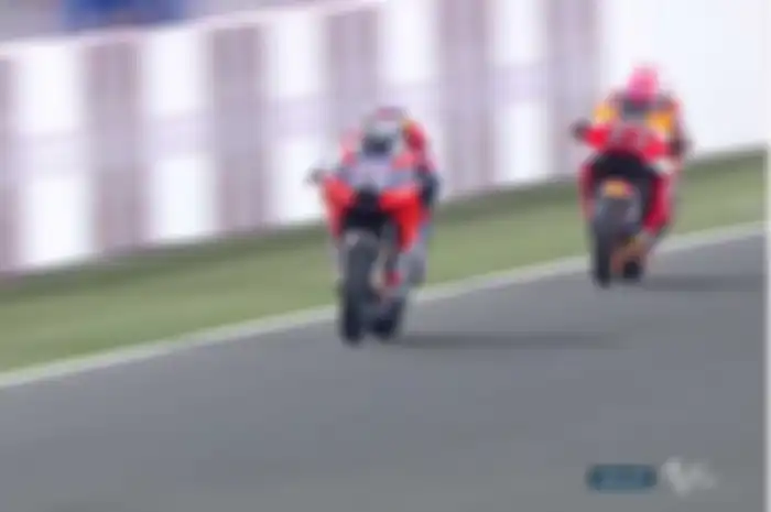 MotoGP Qatar tercatat finish paling dekat antara Dovizioso dan Marquez