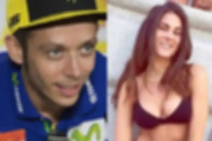 Valentino Rossi dan pacarnya, Francesca Sofia Novello.