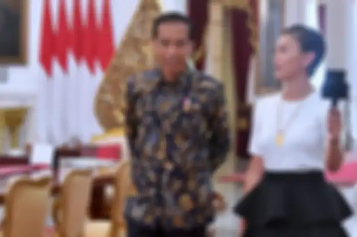 Agnez Mo dan Presiden Joko Widodo.