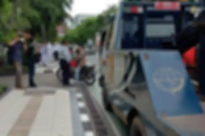 Mobil derek milik Dishub Kota Balikpapan yang disediakan untuk kawasan bebas parkir.&nbsp;