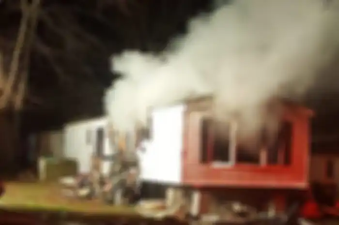 Rumah Damir yang terbakar
