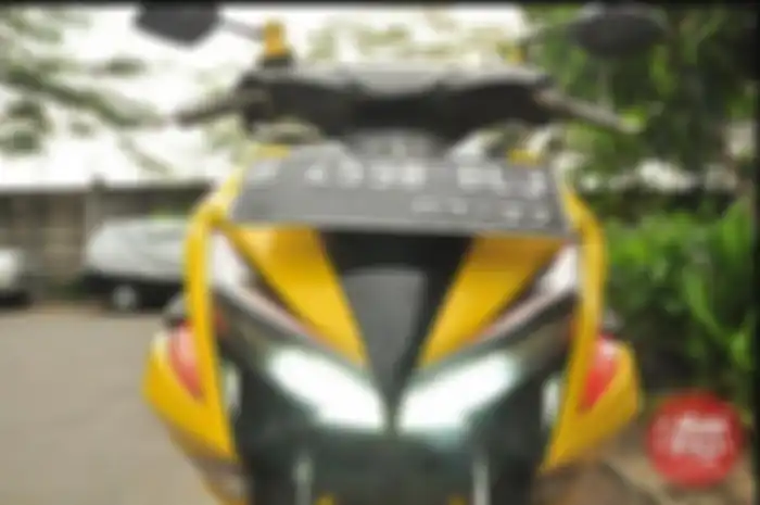 Ilustrasi Motor Yamaha Aerox