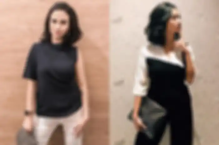 Tersangka kasus prostitusi online Vanessa Angel terlihat tampil modis menenteng sebuah tas mewah Goy