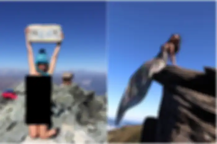 Gigi Wu yang dikenal sebagai 'Bikini Climber' tewas terjun ke jurang. 