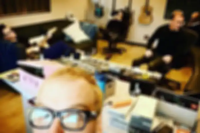 blink-182 di dalam studio!
