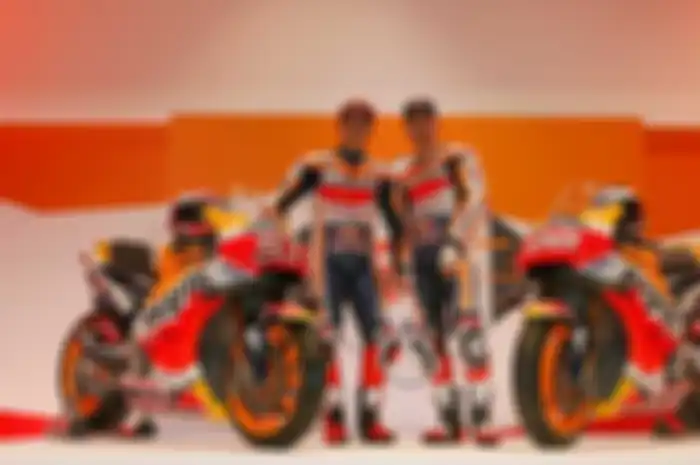 Marc Marquez dan Jorge Lorenzo di launching tim Repsol Honda 2019