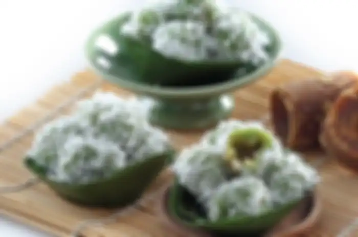 Ilustrasi Kue Klepon Klasik