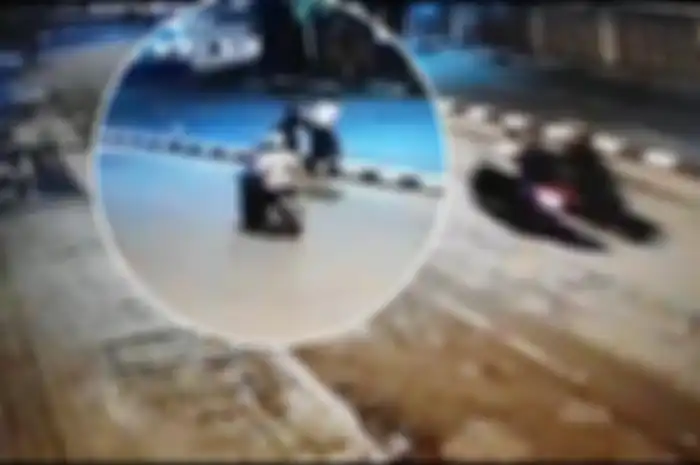 Aksi begal di Medan terekam CCTV, Senin (28/1/2019)&nbsp;