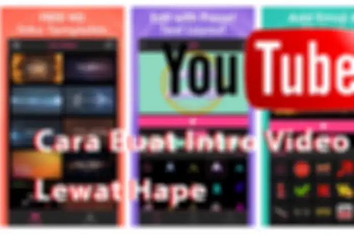 Cara Buat Intro Video Lewat Hape