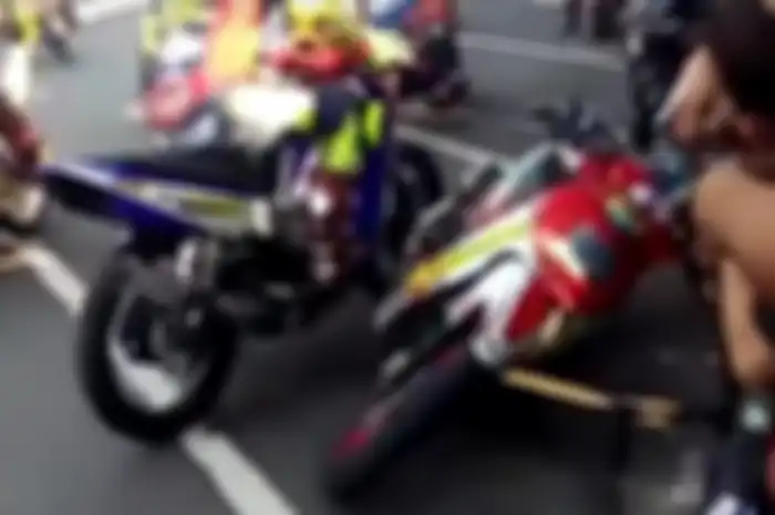 Road Race Bojonegoro jadi ajang adu jotos