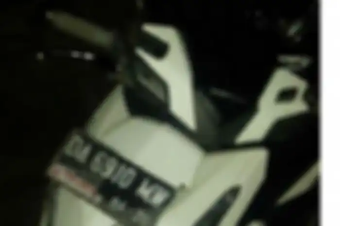 Motor Honda Vario nopol DA 6910 MW yang digunakan korban Muhammad Fahrizal (23) korban laka meninggal dunia&nbsp;