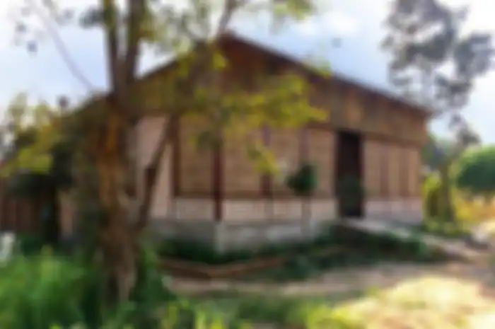 desain hunian pusat pertanian di Kambodja
