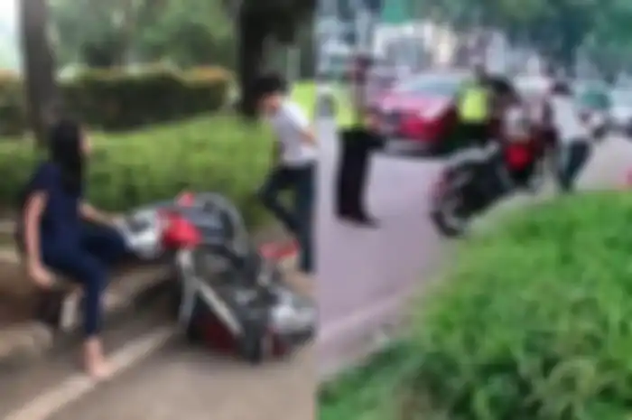 Aksi perusakan motor 