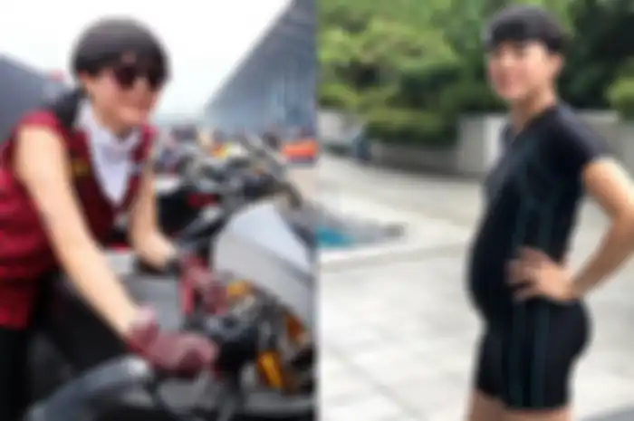 Popi Sovia ubah hobi bermotor dengan berenang selama kehamilan