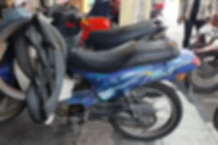 Kawasaki Kaze K1 dengan mesin 2-tak jadi rongsokan