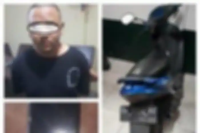 Pelaku pencurian yang sempat terekam CCTV
