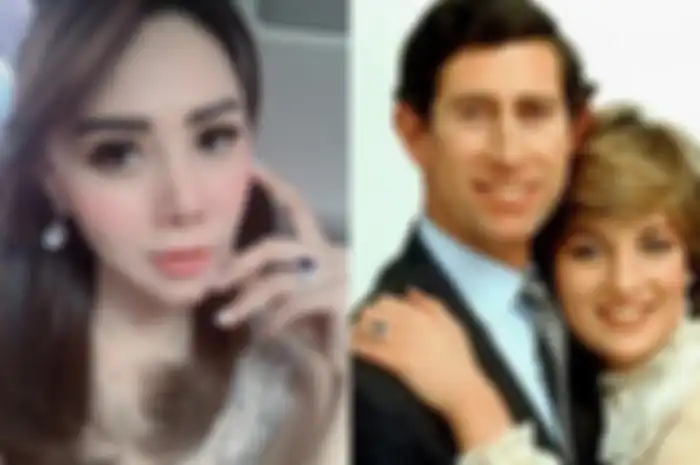Kolase foto Femmy Permatasari dan Lady Diana - Pangeran Charles.