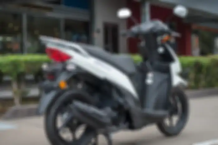 Suzuki Address versi Eropa tampak beda di bagian belakang dengan versi lokal