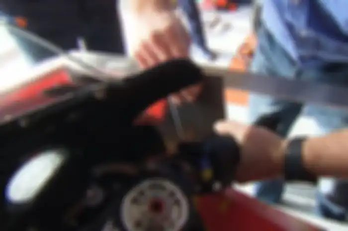 Pengukuran aero fairing oleh pihak Dorna