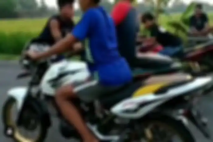 Yang mau balap siapa, yang ngegas siapa, hehehe...