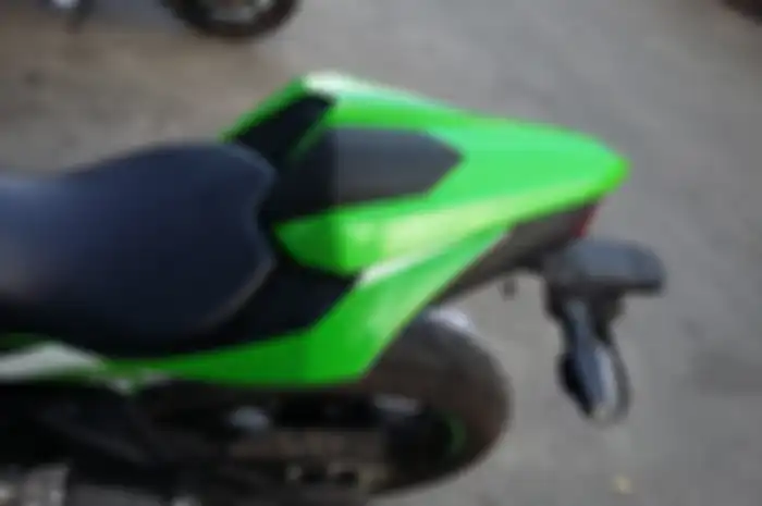 Ilustrasi Kawasaki Ninja 250SL dengan single seater